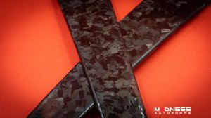 Alfa Romeo Stelvio Exterior Door Pillars - Carbon Fiber - Forged Carbon - 4pc Set